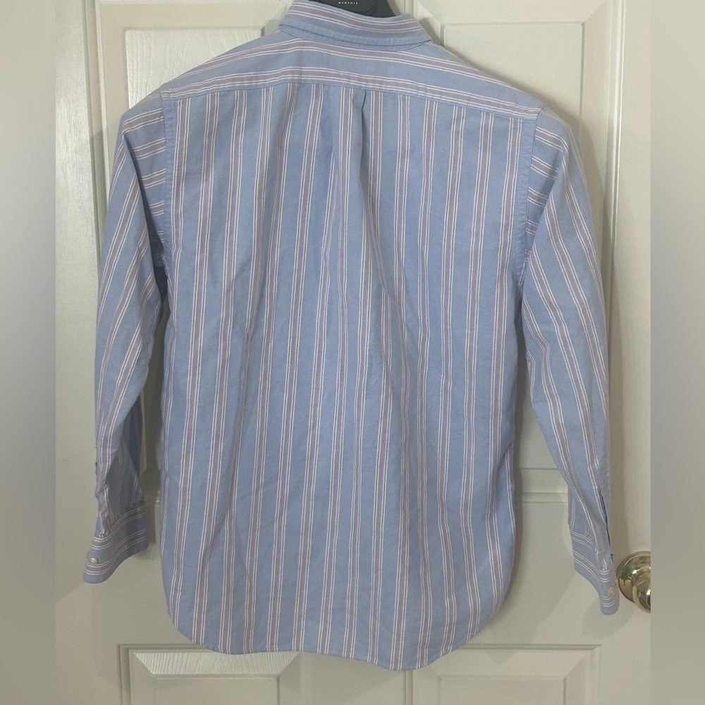 Vintage Ralph Lauren Men’s Size 18 Striped Button Down Shirt - Picture 2 of 7